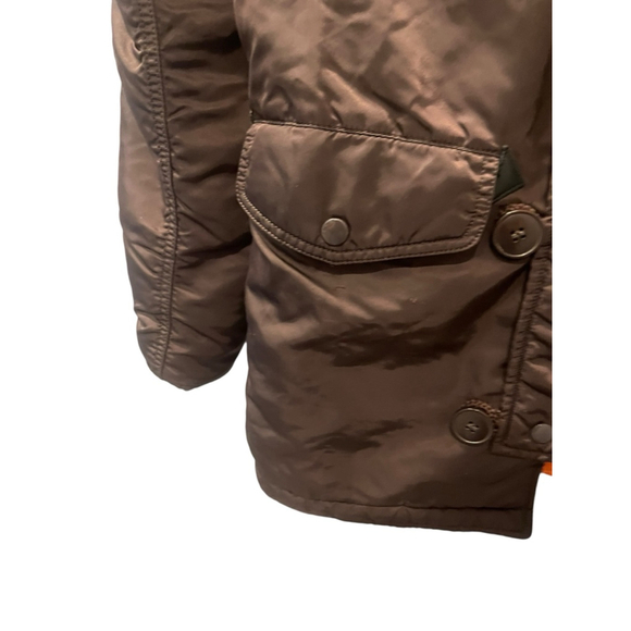 Alpha Industries Hooded Heavyweight Extreme Cold Weather Jacket Size Small Men's - Picture 4 of 11